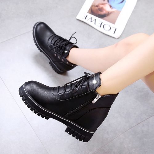 Bottes mi-saison femme Semelles en Caoutchouc - Ref 3249833