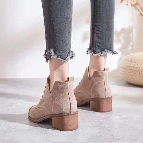 Bottes mi-saison femme Semelles en Caoutchouc - Ref 3249842