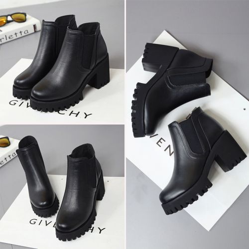Bottes mi-saison femme Semelles en Caoutchouc - Ref 3249850