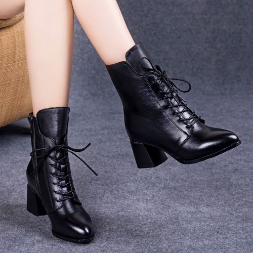 Bottes mi-saison femme Semelles en Caoutchouc - Ref 3249857