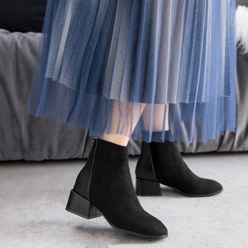 Bottes mi-saison femme Semelles en Caoutchouc - Ref 3249866