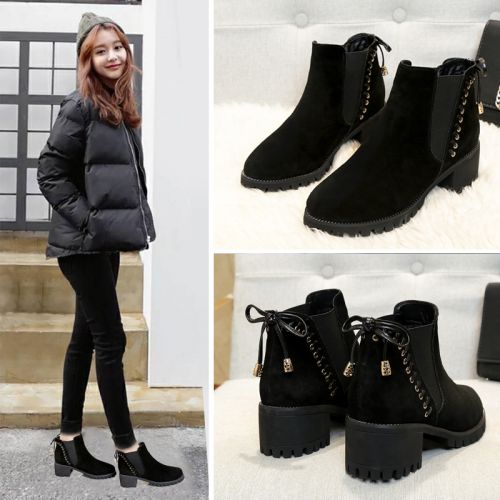 Bottes mi-saison femme Semelles en Caoutchouc - Ref 3249882
