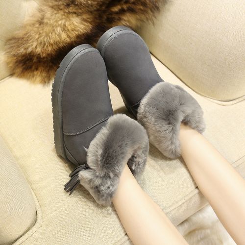 Bottes mi-saison femme Semelles en Caoutchouc - Ref 3249922