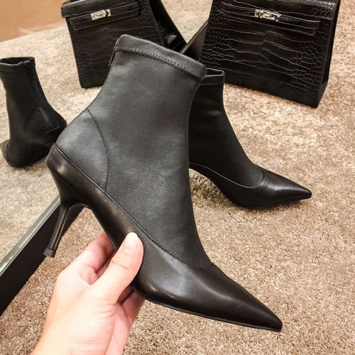 Bottes mi-saison femme GIENCYA Semelles en Caoutchouc - Ref 3249928