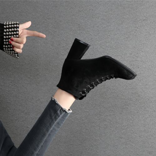Bottes mi-saison femme Semelles en Caoutchouc - Ref 3249930