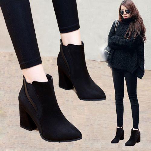 Bottes mi-saison femme Semelles en Caoutchouc - Ref 3249936