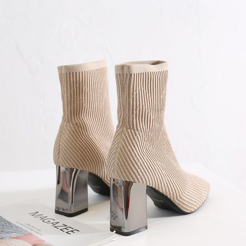Bottes mi-saison femme Semelles en Caoutchouc - Ref 3249937