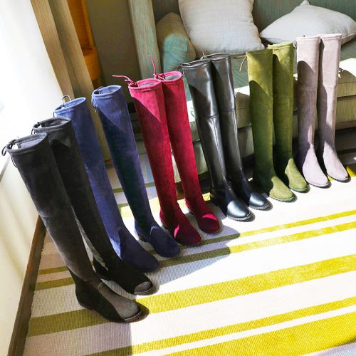 Bottes mi-saison femme YILUHUA Semelles en Caoutchouc - Ref 3249954