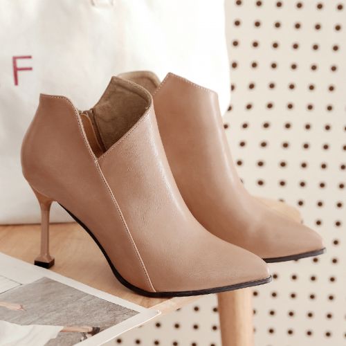 Bottes mi-saison femme Semelles en Caoutchouc - Ref 3249956