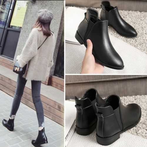 Bottes mi-saison femme Semelles en Caoutchouc - Ref 3249961