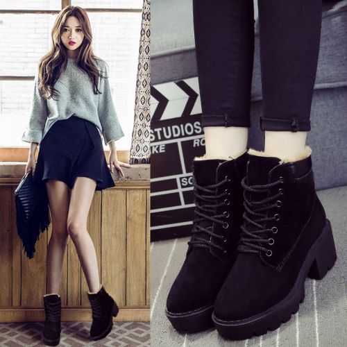Bottes mi-saison femme Semelles en Caoutchouc - Ref 3249969