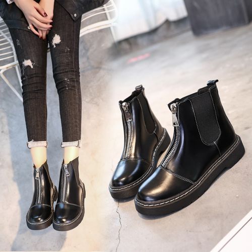 Bottes mi-saison femme HONG KONG Semelles en Caoutchouc - Ref 3249972