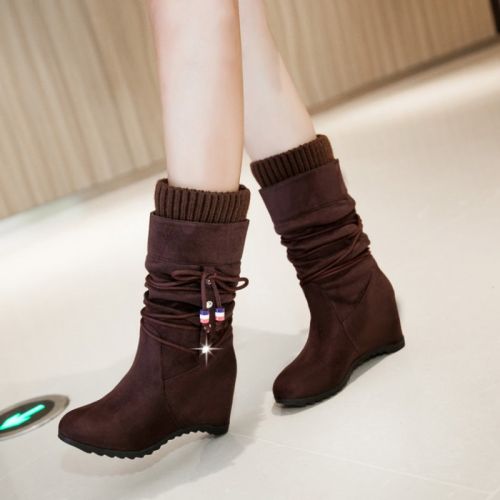 Bottes mi-saison femme Semelles en Caoutchouc - Ref 3249974