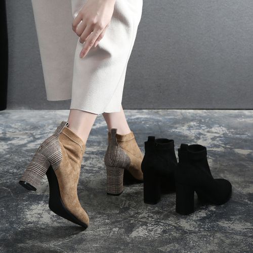 Bottes mi-saison femme Semelles en Caoutchouc - Ref 3249977