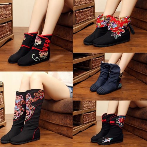 Bottes mi-saison femme Semelles en Caoutchouc - Ref 3249980
