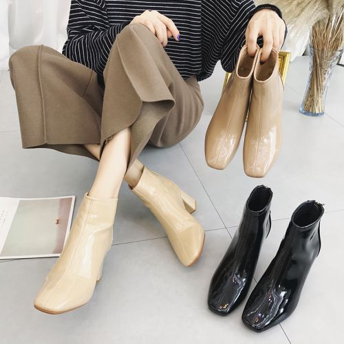 Bottes mi-saison femme Semelles en Caoutchouc - Ref 3249981