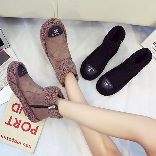 Bottes mi-saison femme FURREZIO Semelles en Caoutchouc - Ref 3249991