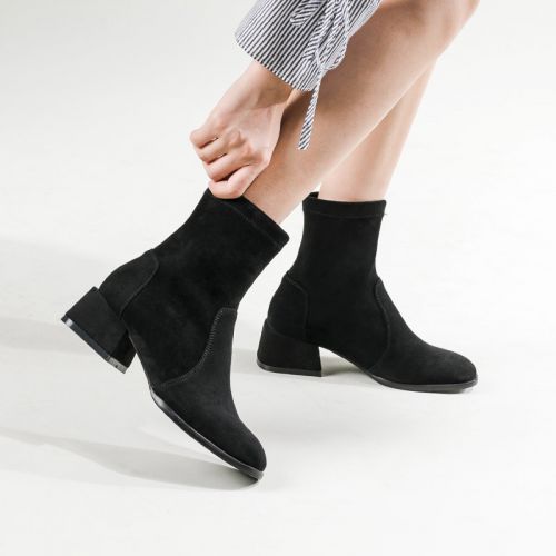 Bottes mi-saison femme Semelles en Caoutchouc - Ref 3249997