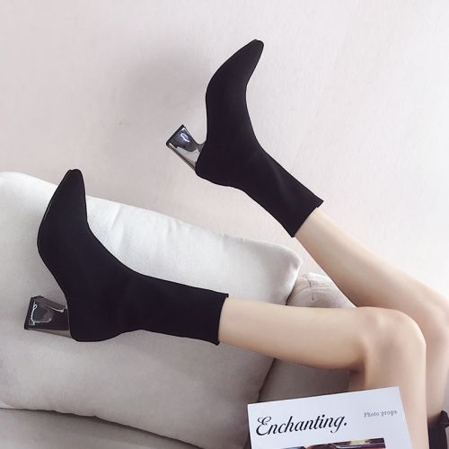 Bottes mi-saison femme Semelles en Caoutchouc - Ref 3250005