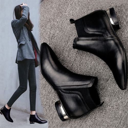 Bottes mi-saison femme Semelles en Caoutchouc - Ref 3250007