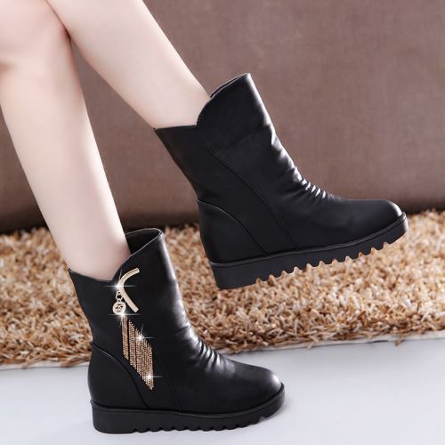 Bottes mi-saison femme Semelles en Caoutchouc - Ref 3250034