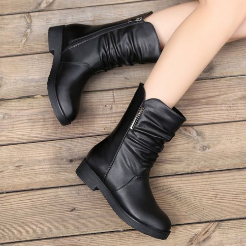 Bottes mi-saison femme DAPHNE Semelles en Caoutchouc - Ref 3250045