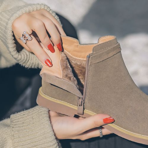 Bottes mi-saison femme Semelles en Caoutchouc - Ref 3250062