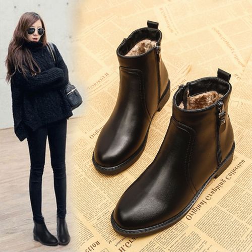 Bottes mi-saison femme Semelles en Caoutchouc - Ref 3250070
