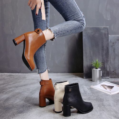 Bottes mi-saison femme Semelles en Caoutchouc - Ref 3250073
