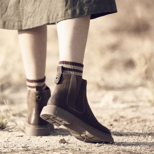 Bottes mi-saison femme Semelles en Caoutchouc - Ref 3250084