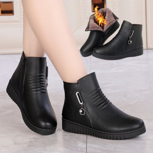 Bottes mi-saison femme Semelles en Caoutchouc - Ref 3250120
