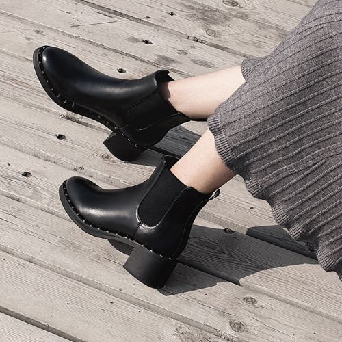 Bottes mi-saison femme OCANDY Semelles en Caoutchouc - Ref 3250121
