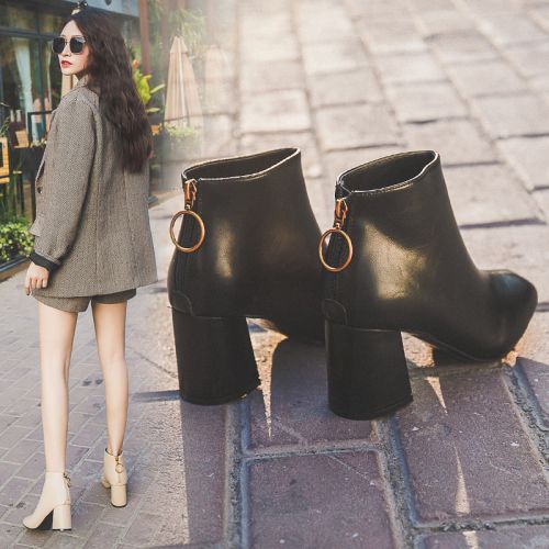 Bottes mi-saison femme Semelles en Caoutchouc - Ref 3250125