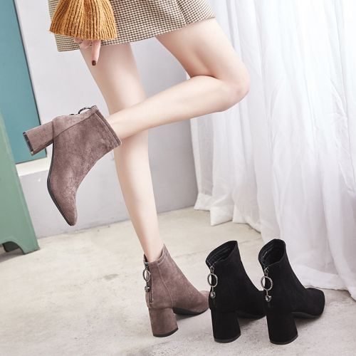 Bottes mi-saison femme Semelles en Caoutchouc - Ref 3250149