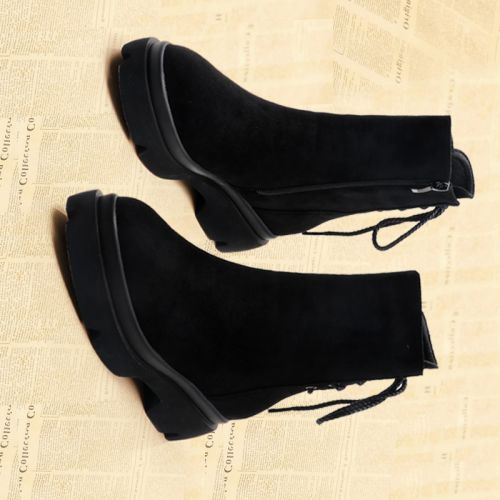 Bottes mi-saison femme Semelles en Caoutchouc - Ref 3250161