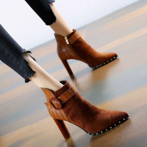 Bottes mi-saison femme Semelles en Caoutchouc - Ref 3250170