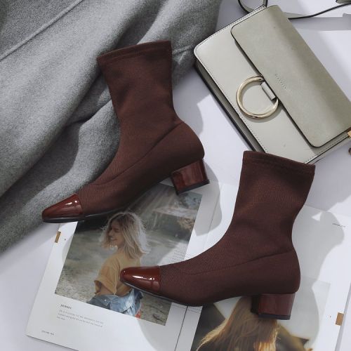 Bottes mi-saison femme Semelles en Caoutchouc - Ref 3250196