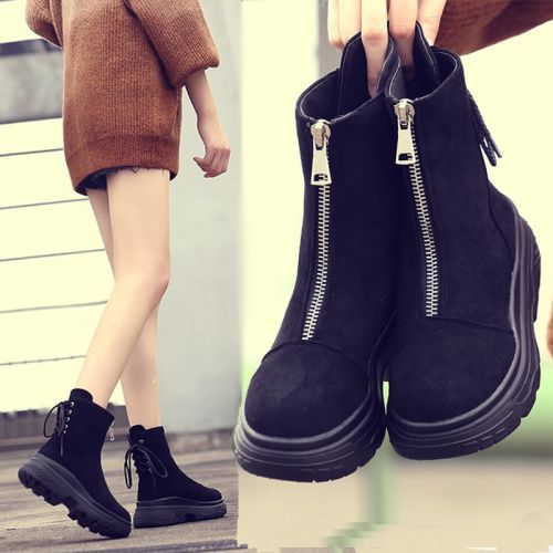 Bottes mi-saison femme Semelles en Caoutchouc moussant - Ref 3250203