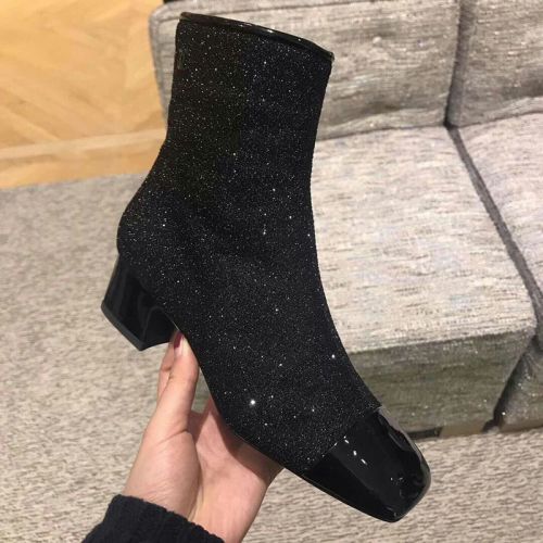 Bottes mi-saison femme Semelles en Caoutchouc - Ref 3250207