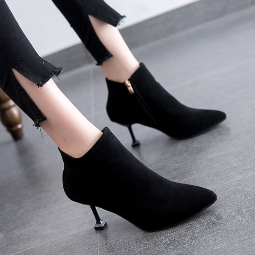 Bottes mi-saison femme Semelles en Caoutchouc - Ref 3250213