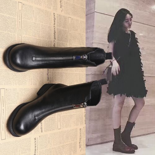 Bottes mi-saison femme Semelles en Caoutchouc - Ref 3250215