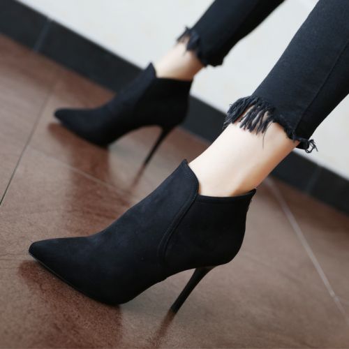 Bottes mi-saison femme Semelles en Caoutchouc - Ref 3250218