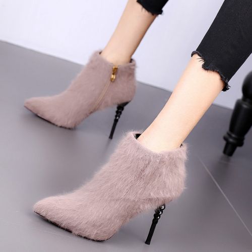 Bottes mi-saison femme Semelles en Caoutchouc - Ref 3250223