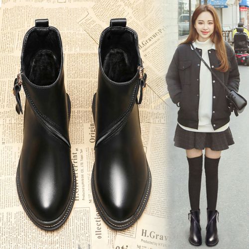 Bottes mi-saison femme Semelles en Caoutchouc - Ref 3250323