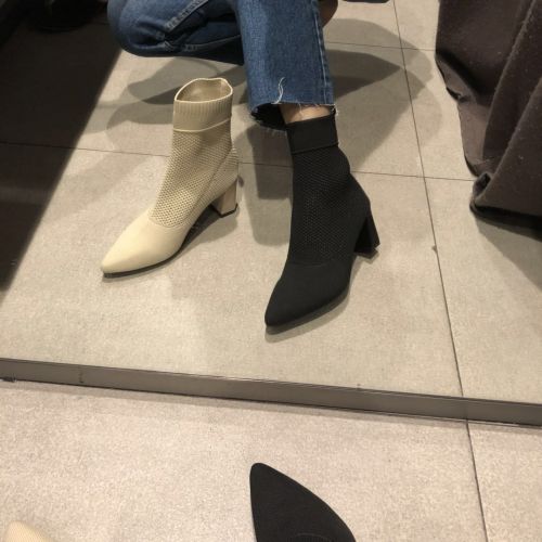 Bottes mi-saison femme Semelles en Caoutchouc - Ref 3250332