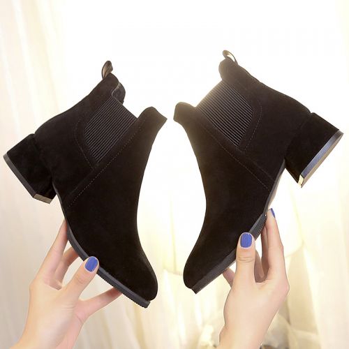 Bottes mi-saison femme Semelles en Caoutchouc - Ref 3250343