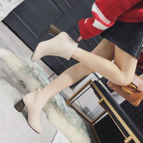 Bottes mi-saison femme Semelles en Caoutchouc - Ref 3250357