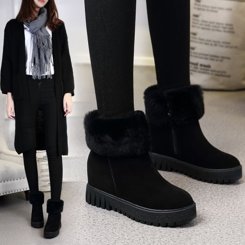 Bottes mi-saison femme Semelles en Caoutchouc - Ref 3250376