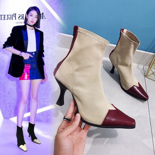 Bottes mi-saison femme Semelles en Caoutchouc - Ref 3250401