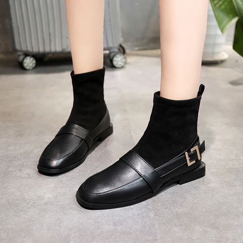 Bottes mi-saison femme SCHELBACH Semelles en Caoutchouc - Ref 3250428